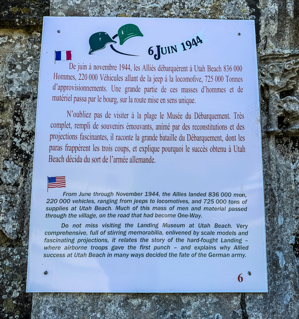 Sainte Marie du Mont WWII role