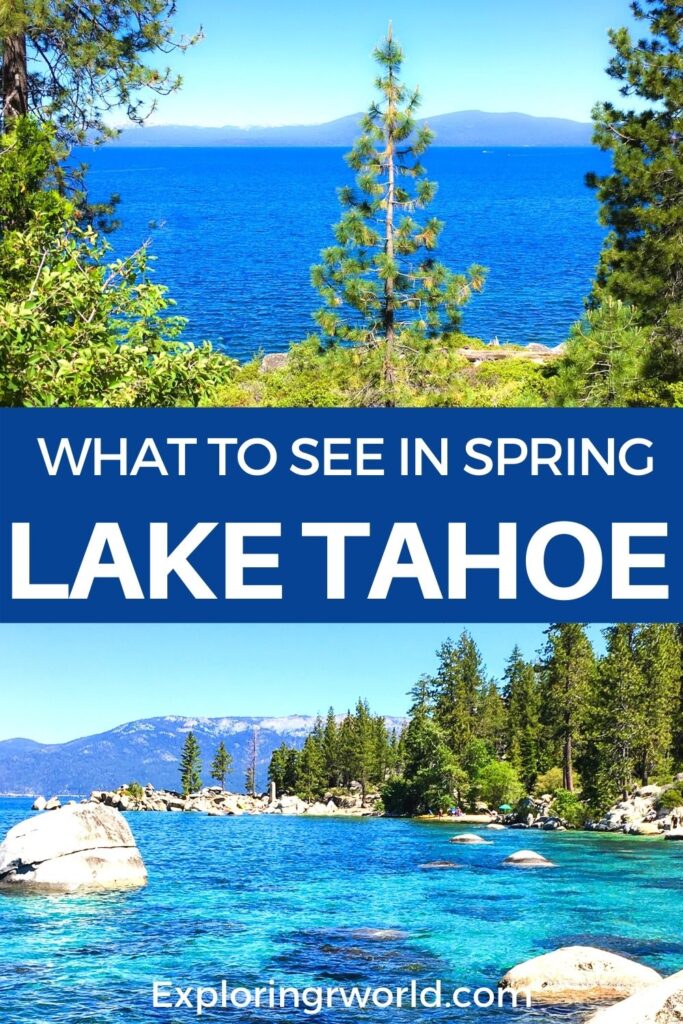 Lake Tahoe in spring
