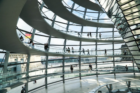 Glass dome of the Reichstag