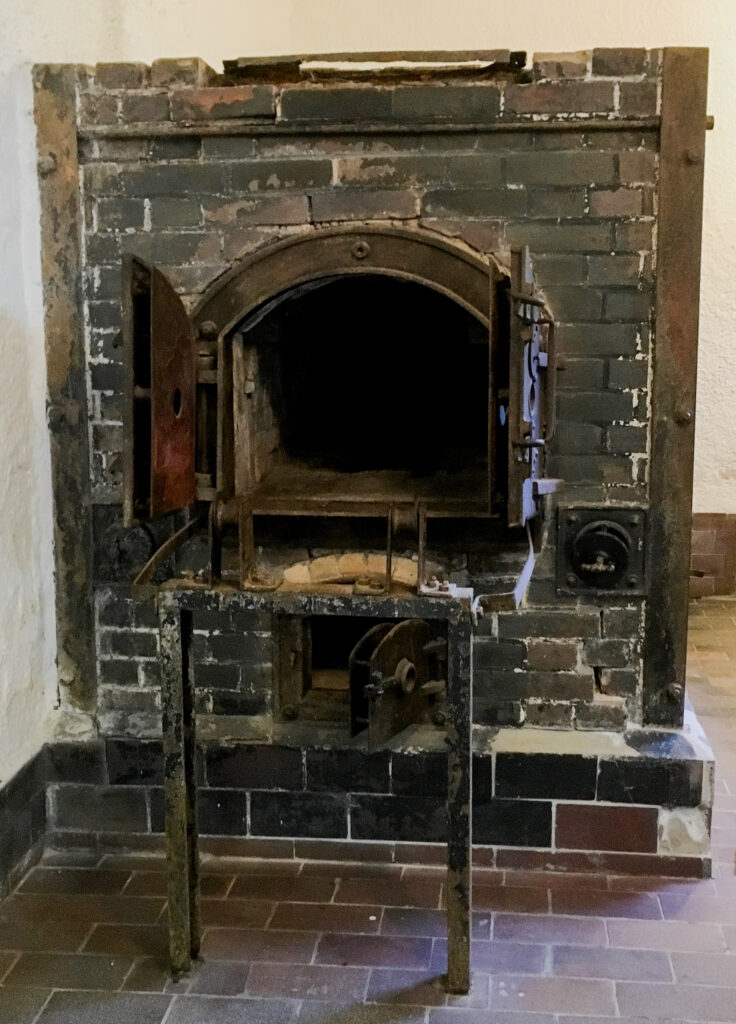 Crematorium oven at Flossenburg Concentration Camp, Germany
