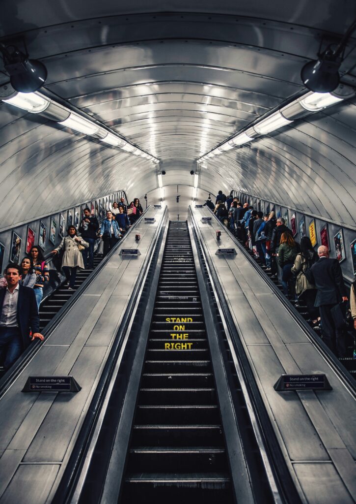 London Underground Escalator