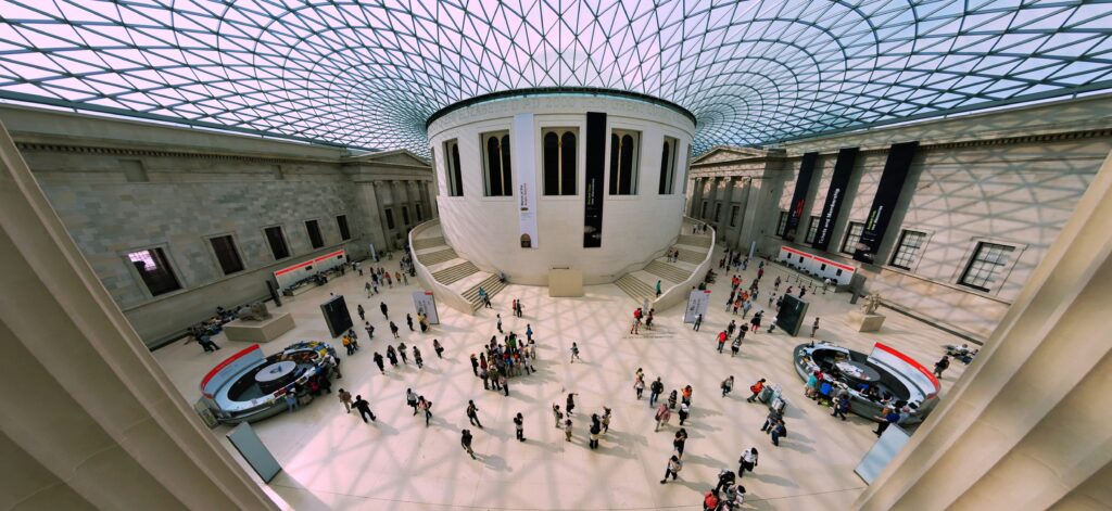 Entrance of British Museum London