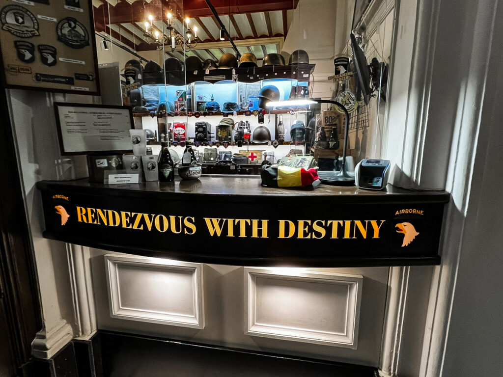 101st Airborne museum entrance Bastogne Belgium