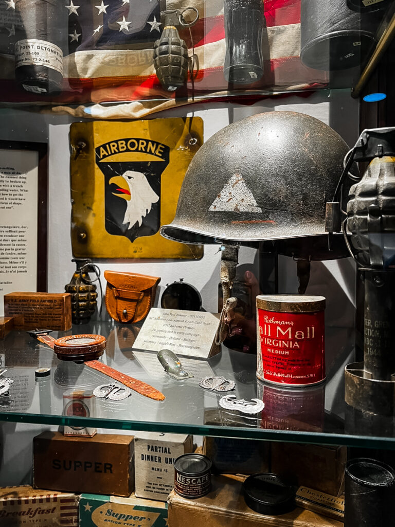 Display at 101st Airborne Museum Bastogne
