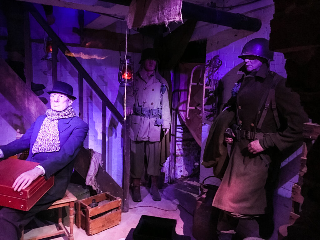 Bombardment experience at 101st Airborne Museum Bastogne Belgium