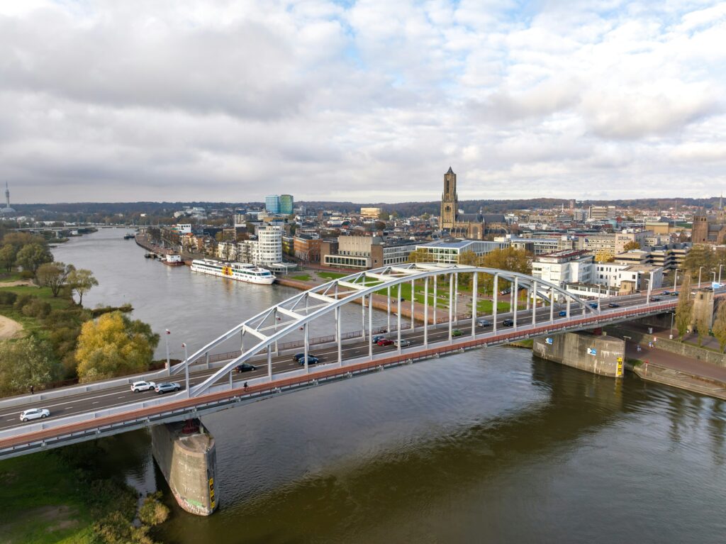 Arnhem Bridge in the Netherlands