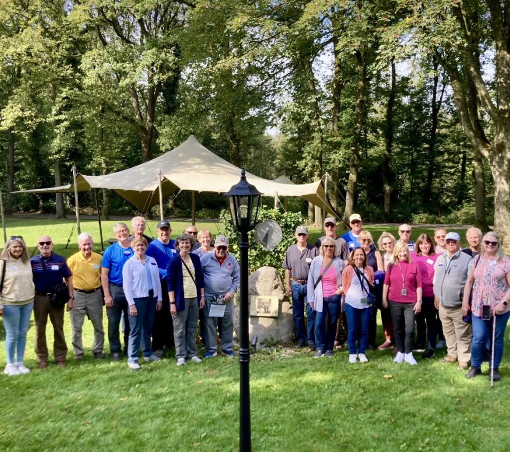 Tour group at Hotel Erica in Njimegen the Netherlands