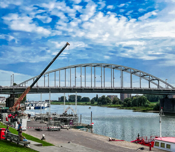 John Frost Bridge at Arnhem in the Netherlands