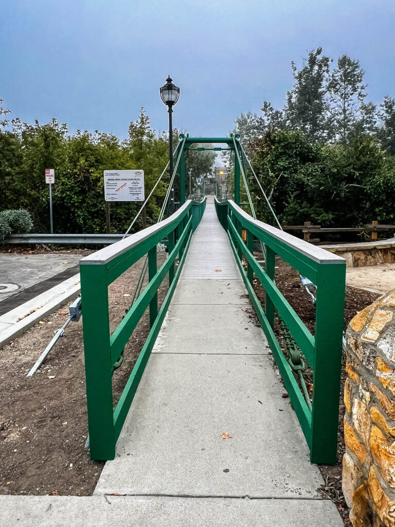 Swinging Bridge in Arroyo Grande