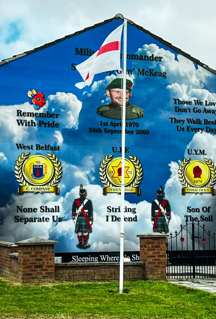 Mural in West Belfast (Protestant)