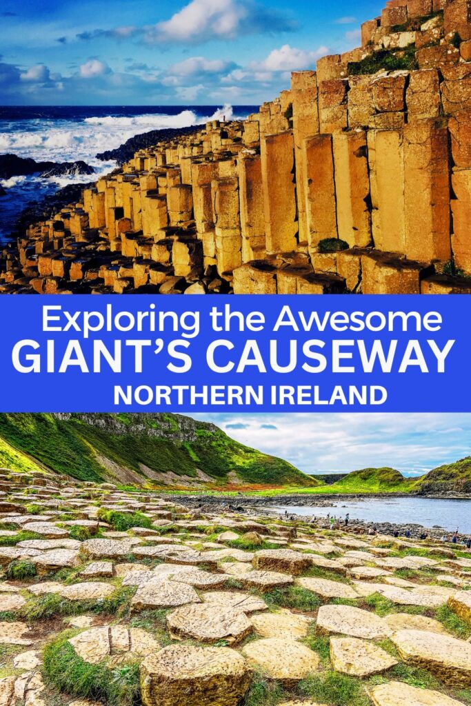 two views of Giants Causeway Ireland