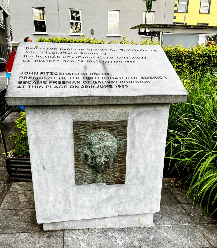 Eyre Square John F Kennedy Memorial